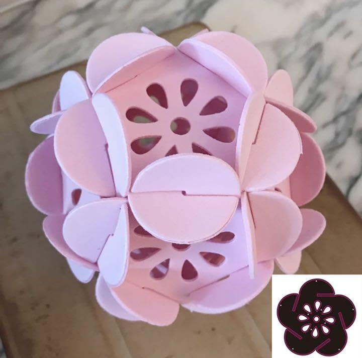 Amazon | N277 カッティングダイ 花 立体 | スクラップブッキング用品 通販